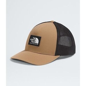 North Face Brown And Black Flex Fit Mesh Trucker Cap Size L/CL